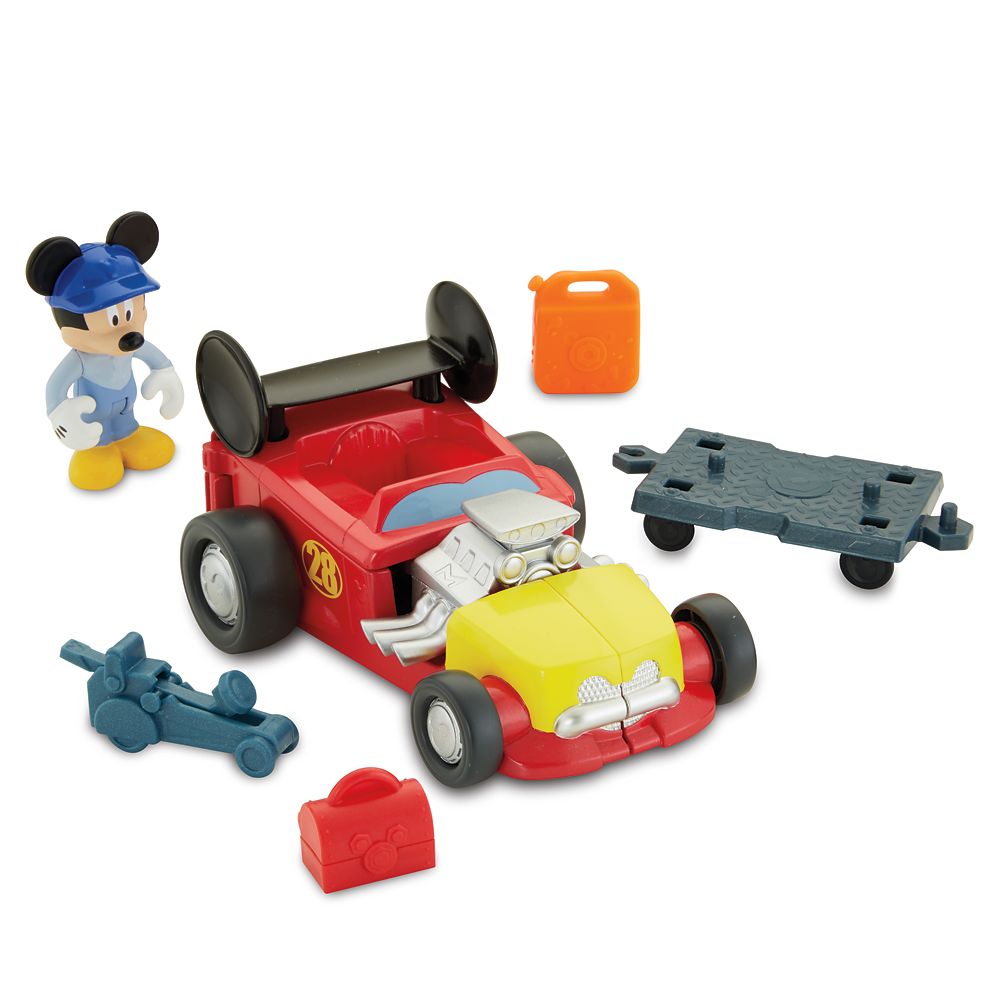 mickey and the roadster racers talking mickey mouse plush and car