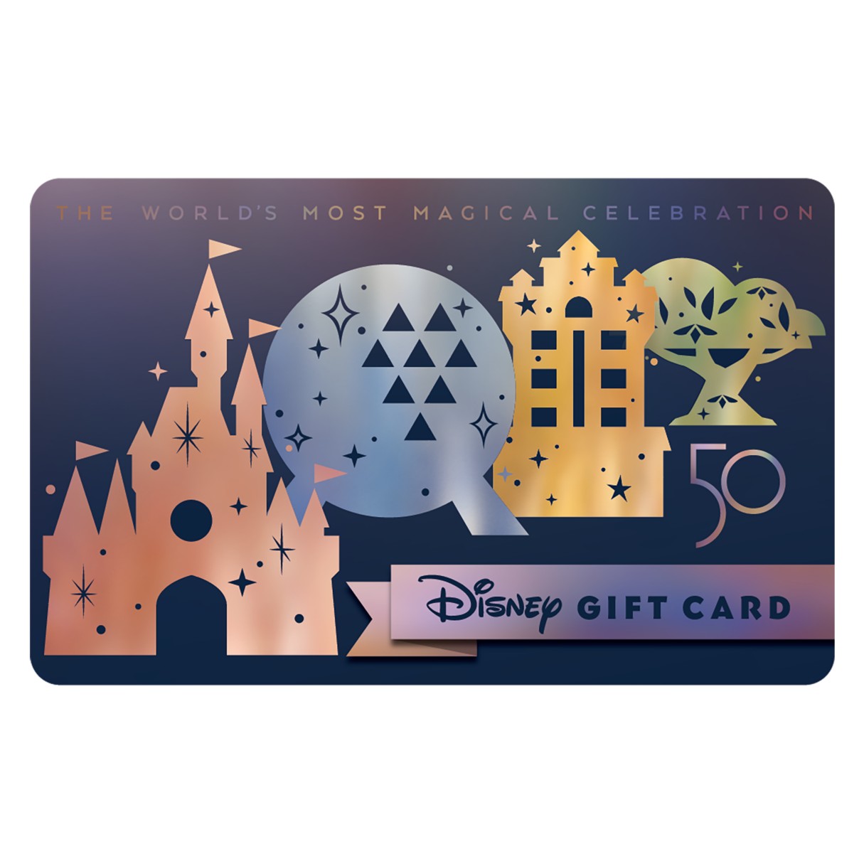 Walt Disney World 50th Anniversary Disney Gift Card eGift