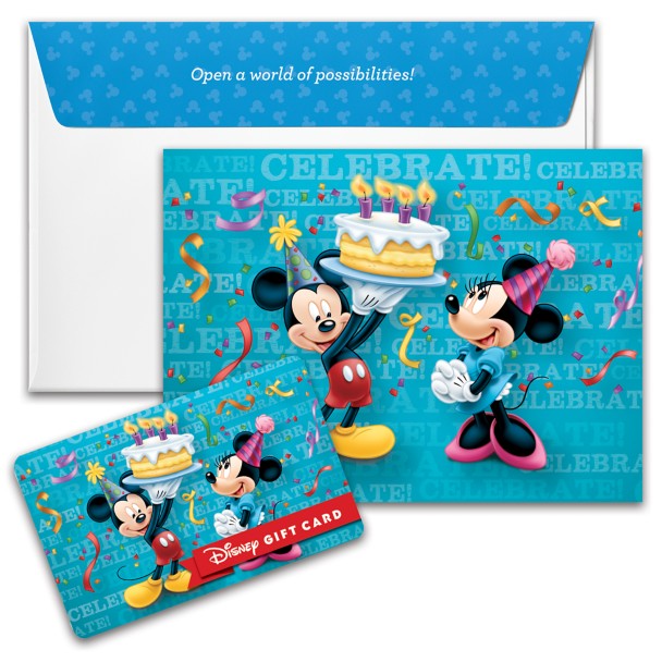 Birthday Wishes Disney Gift Card
