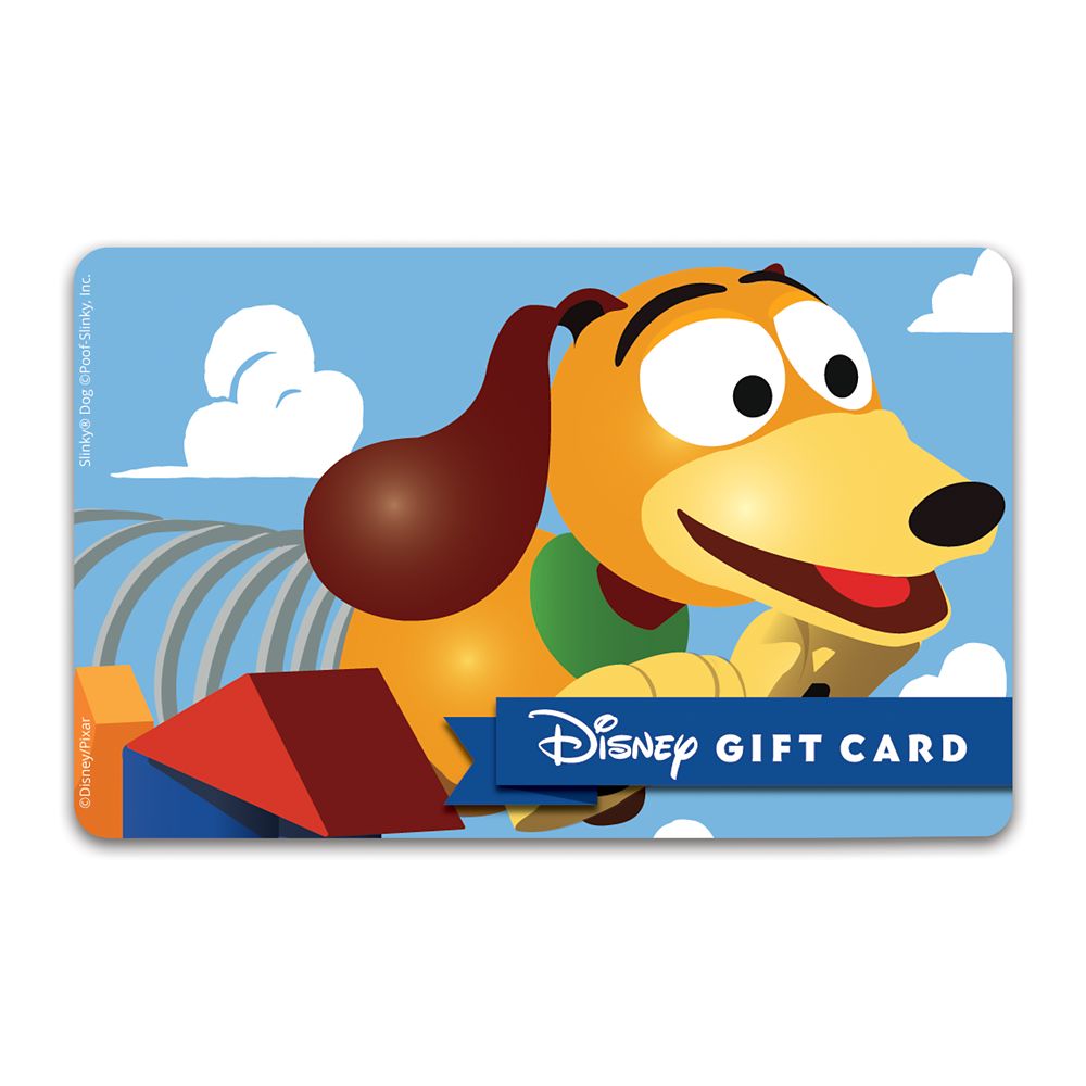 Slinky Dog Disney Gift Card  Toy Story