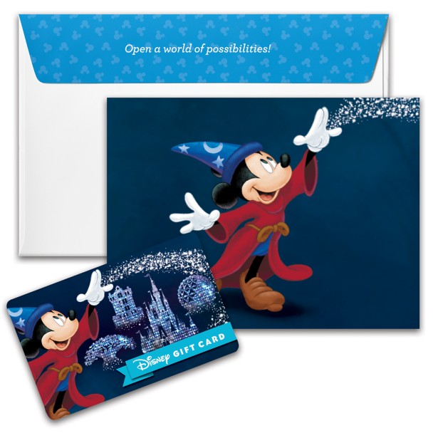 Sorcerer Mickey Mouse Disney Gift Card – Walt Disney World