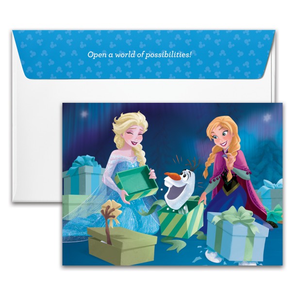 WALT DISNEY PRINCESS ELSA FROZEN GIFT CARD Disney World 