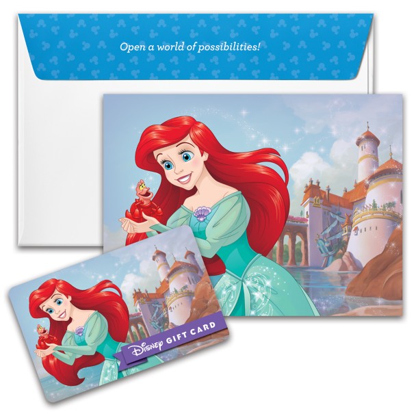 Ariel Disney Gift Card
