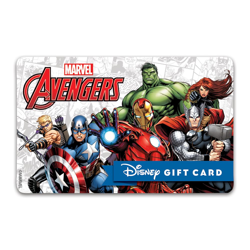 Avengers Disney Gift Card