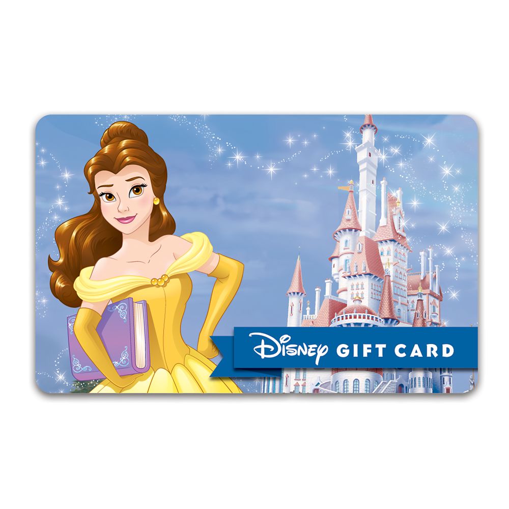Belle Disney Gift Card  Beauty and the Beast