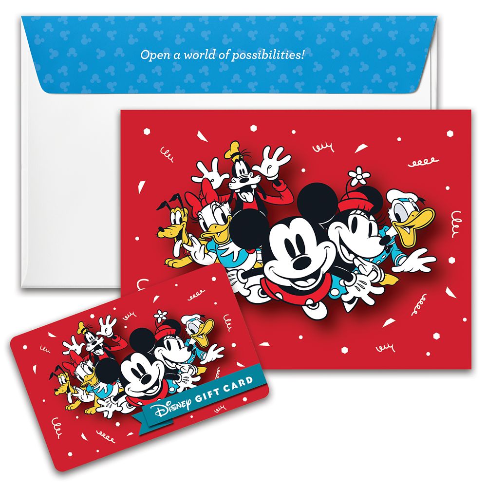 Mickey Mouse and Friends Disney Gift Card shopDisney
