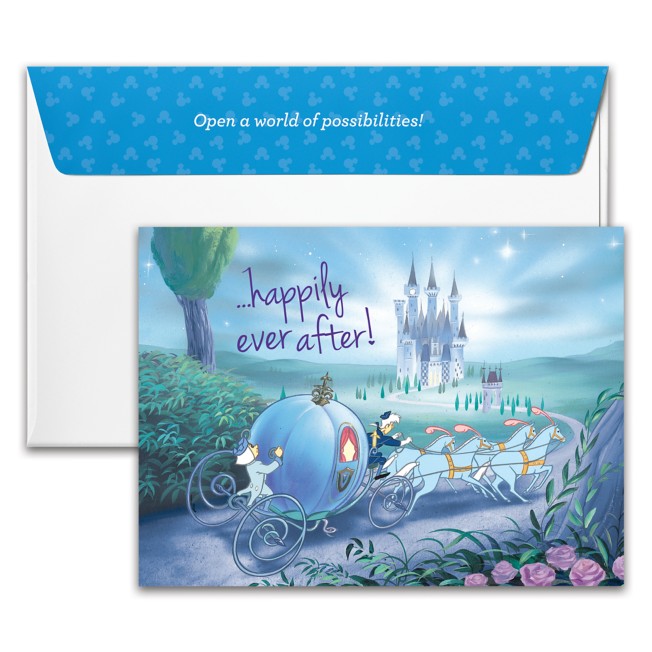 Disney Parks Disneyland Attractions Mickey & Friends Pop Up Card with Envelope 