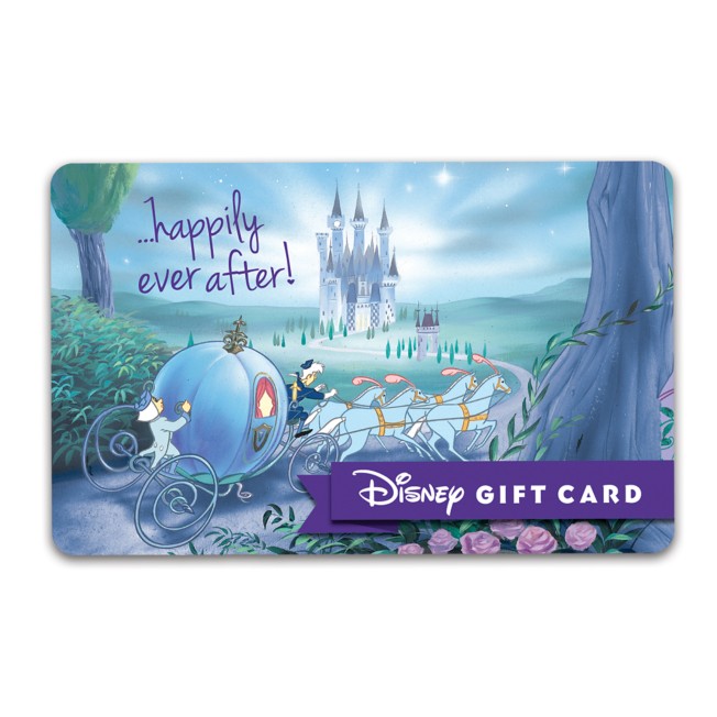 Cinderella Happily Ever After Wedding Disney Gift Card Shopdisney
