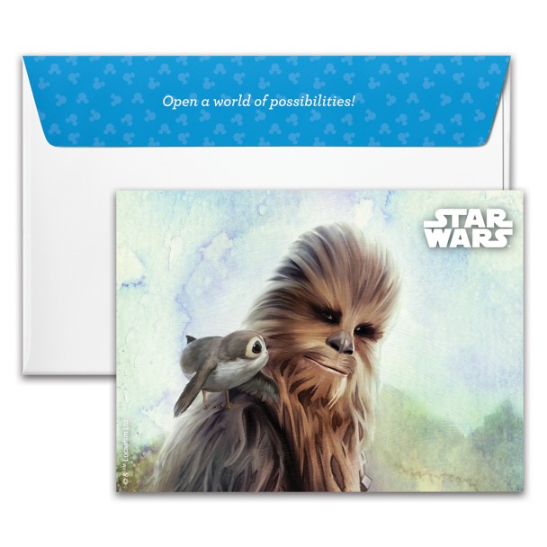 Chewbacca and Porg Disney Gift Card – Star Wars