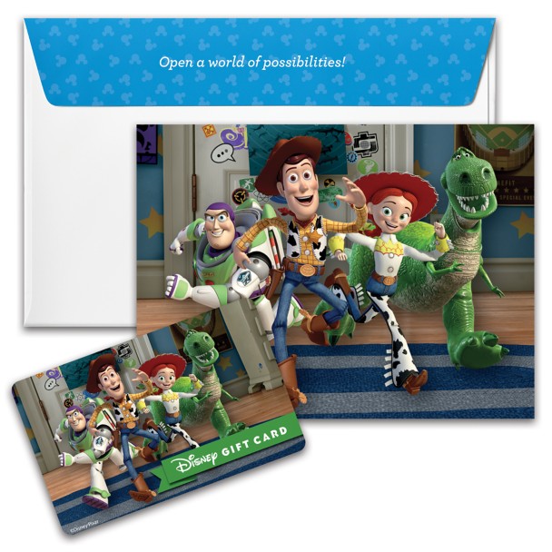 Toy Story Disney Gift Card