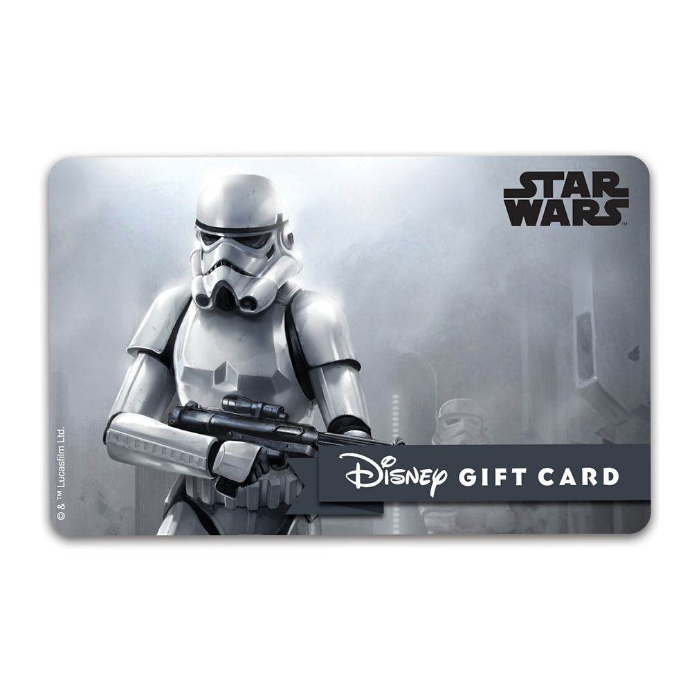 Stormtrooper Disney Gift Card Star Wars