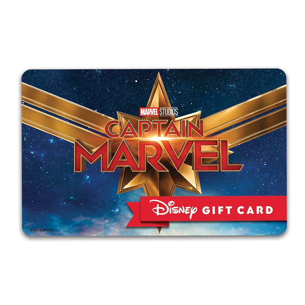 Marvel's Captain Marvel Disney Gift Card