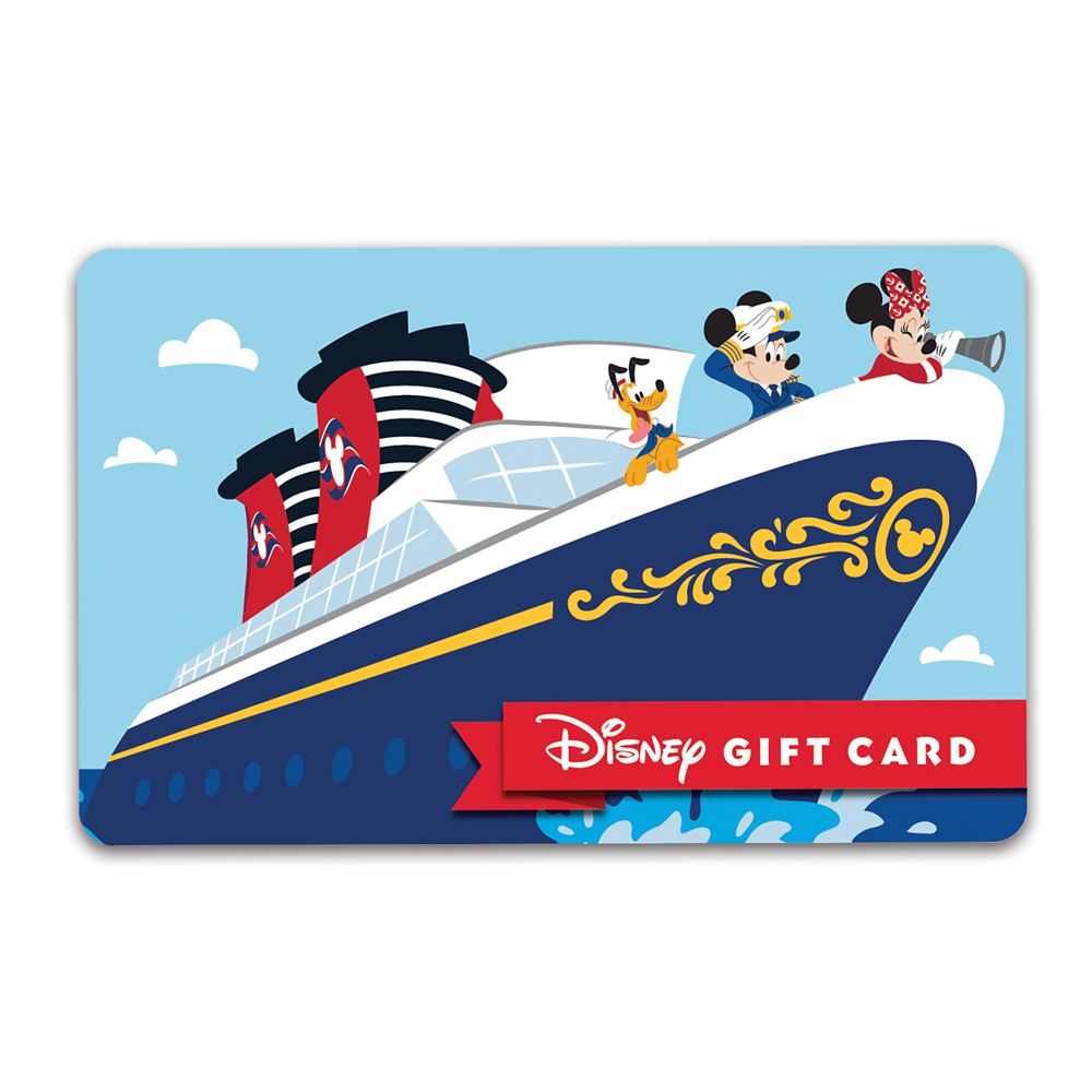 Captain Mickey Mouse and Friends Disney Gift Card  Disney Cruise Line
