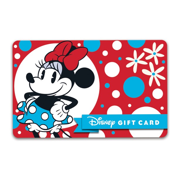 Minnie Mouse Disney Gift Card