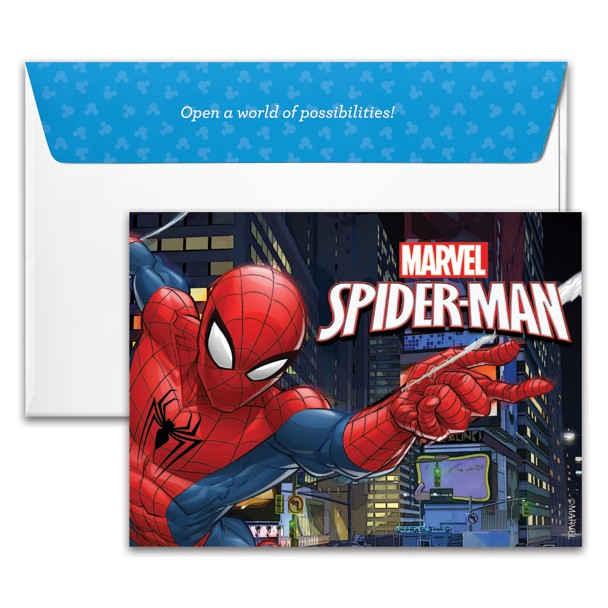 Spider-Man Disney Gift Card
