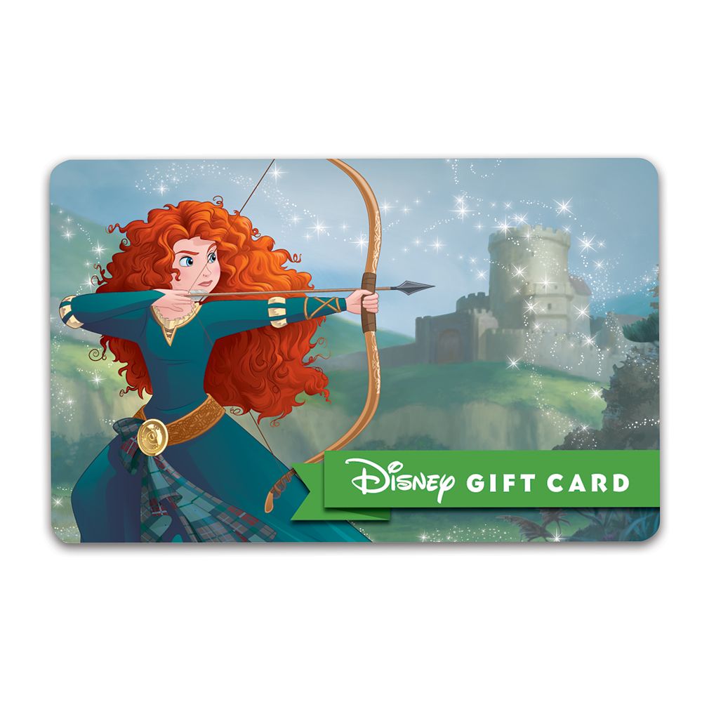 DISNEY STORE Brave Merida 2012 Gift Card $0 