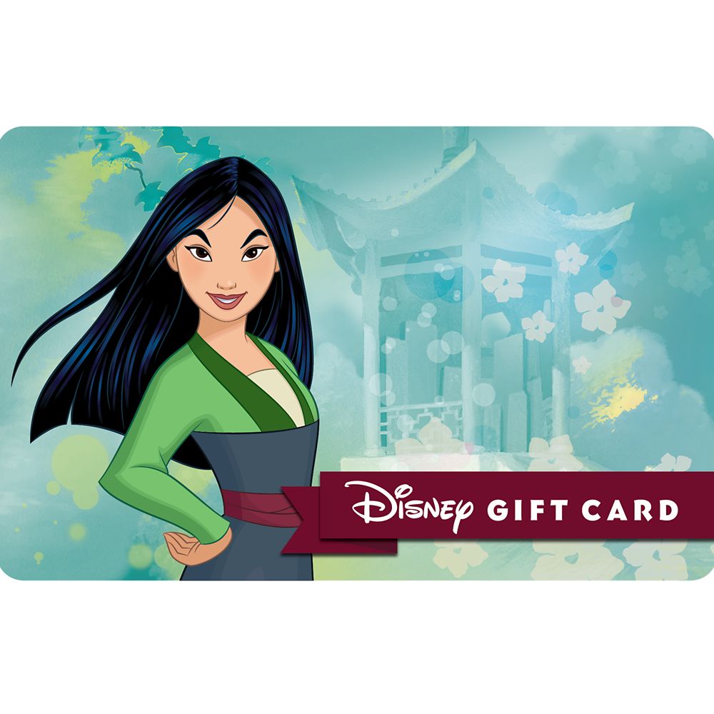 Mulan Disney Gift Card now available for purchase