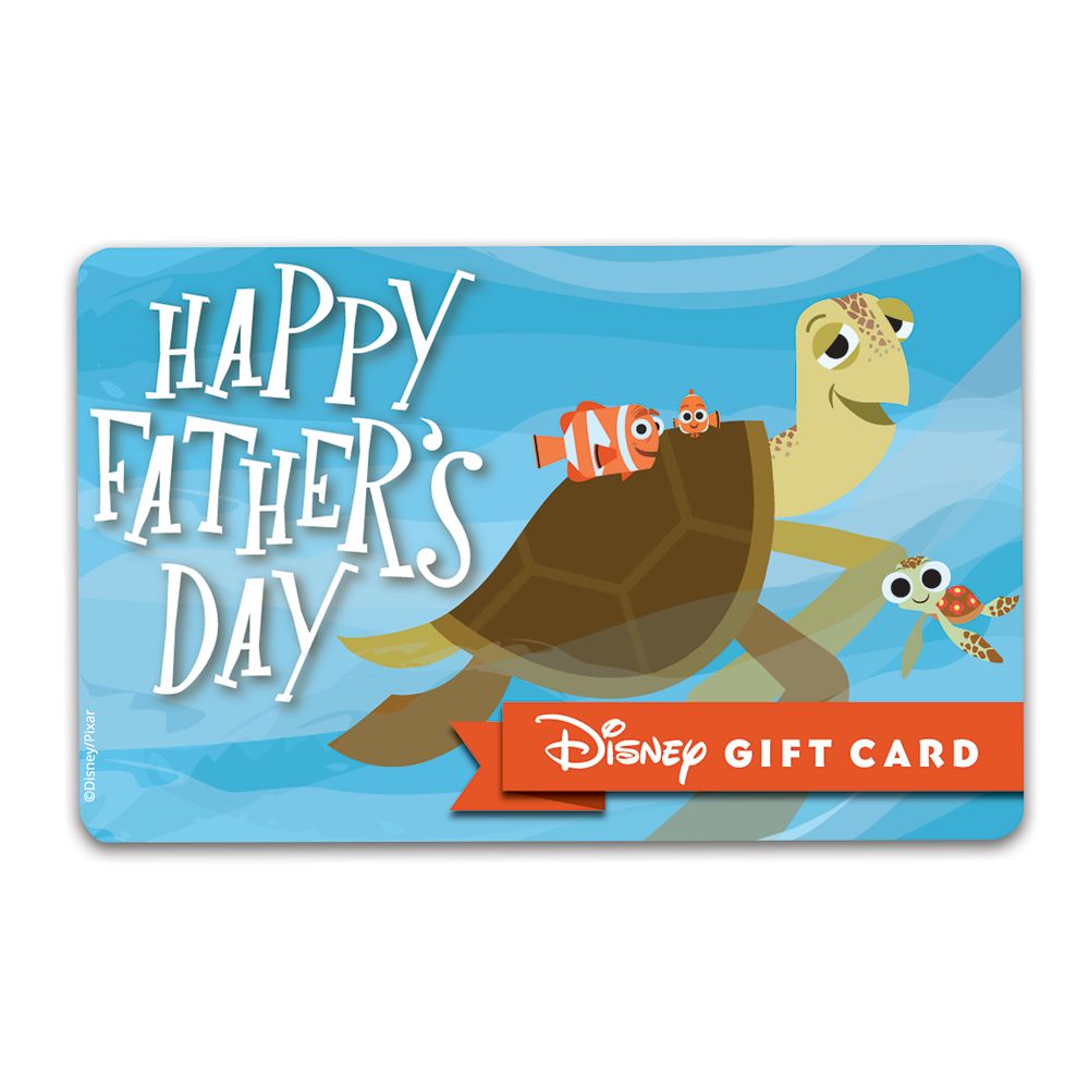 Finding Nemo Happy Father's Day Disney Gift Card