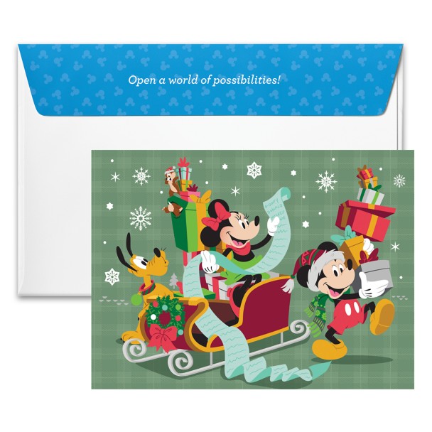 Mickey Mouse and Friends Holiday Nice List Disney Gift Card