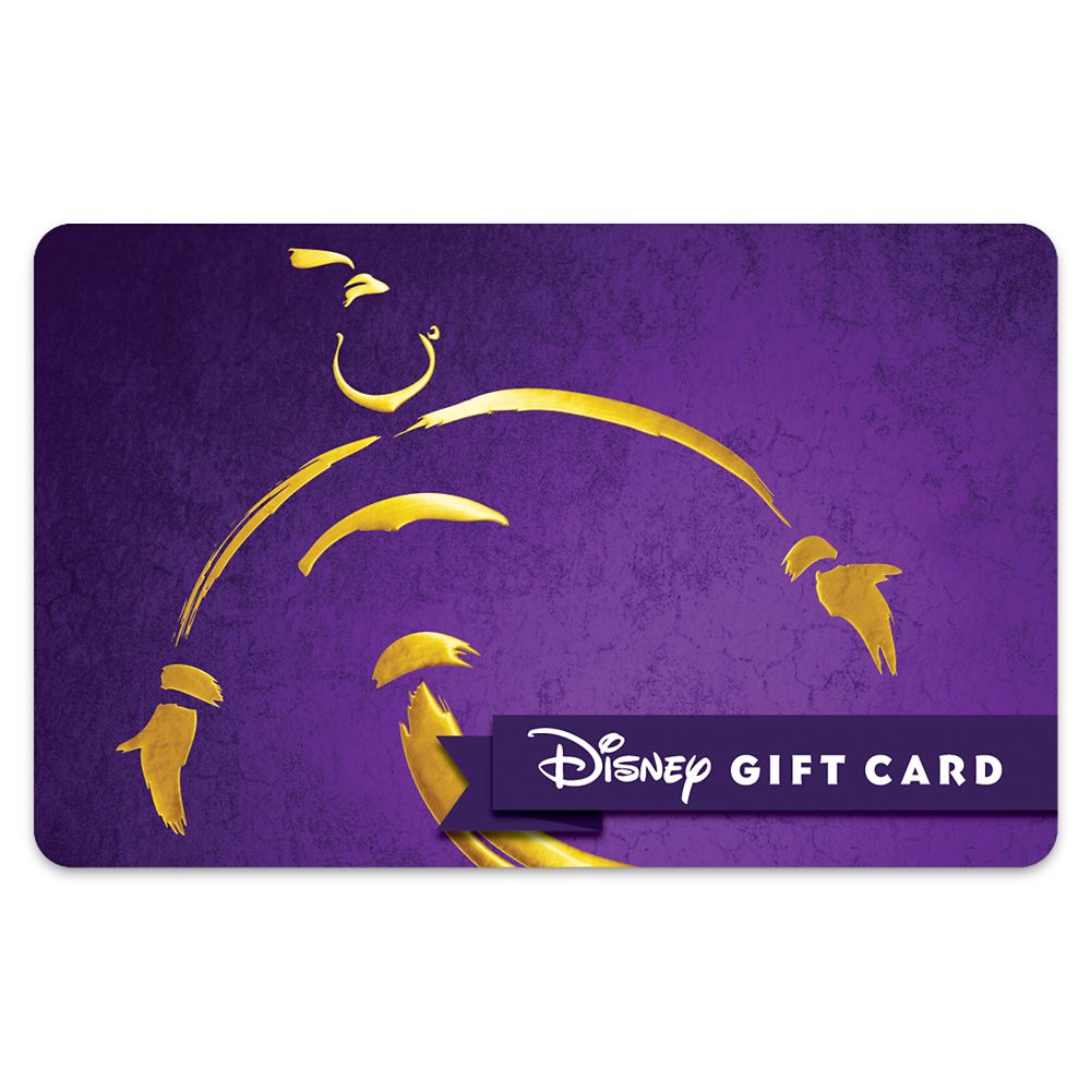 Aladdin The Musical Disney Gift Card