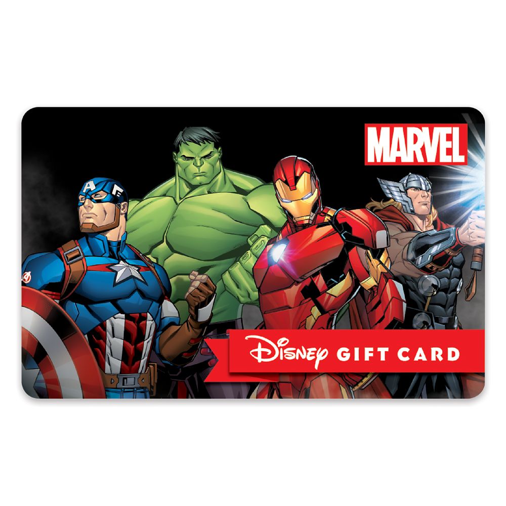Marvel Avengers Disney Gift Card is now out
