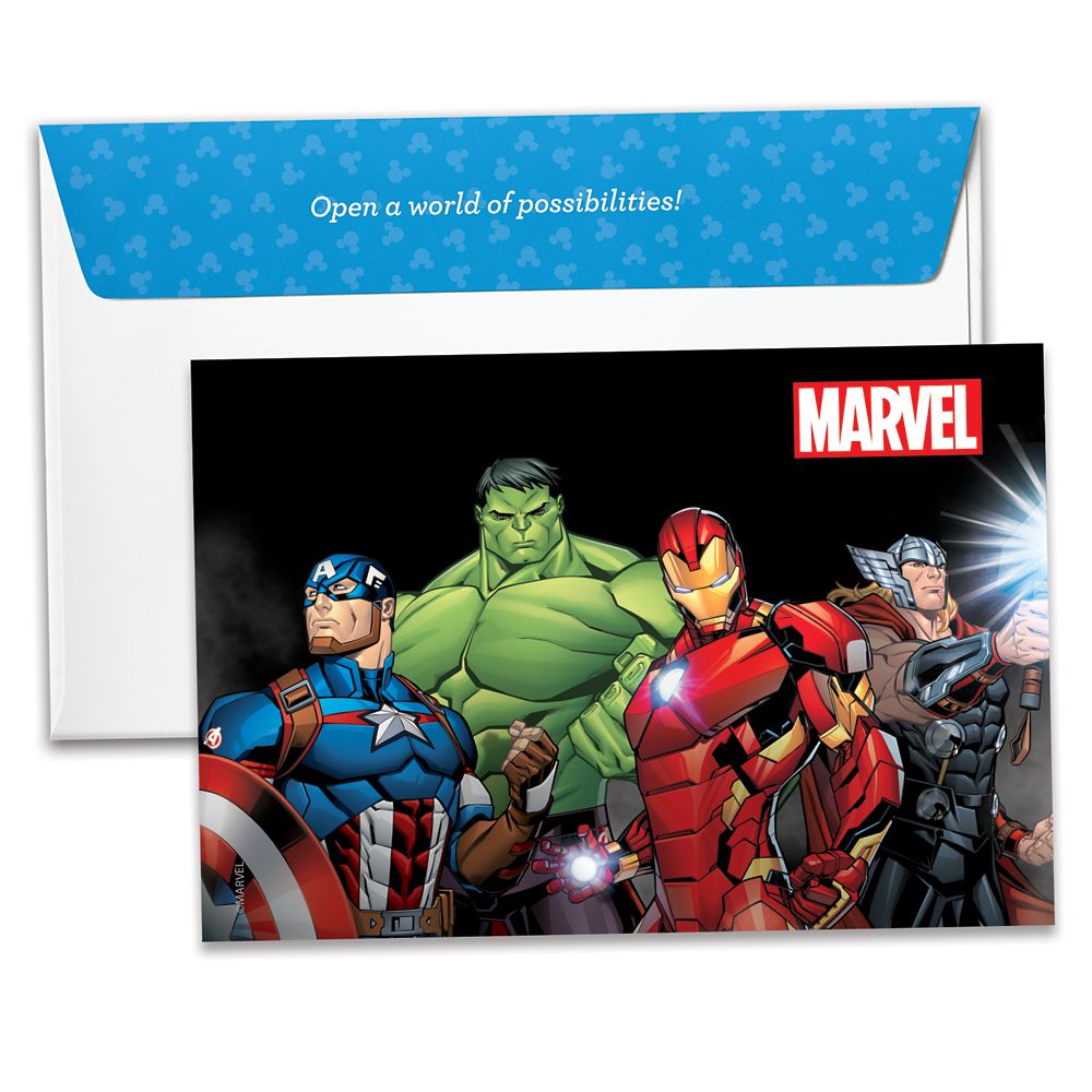 Marvel Avengers Disney Gift Card