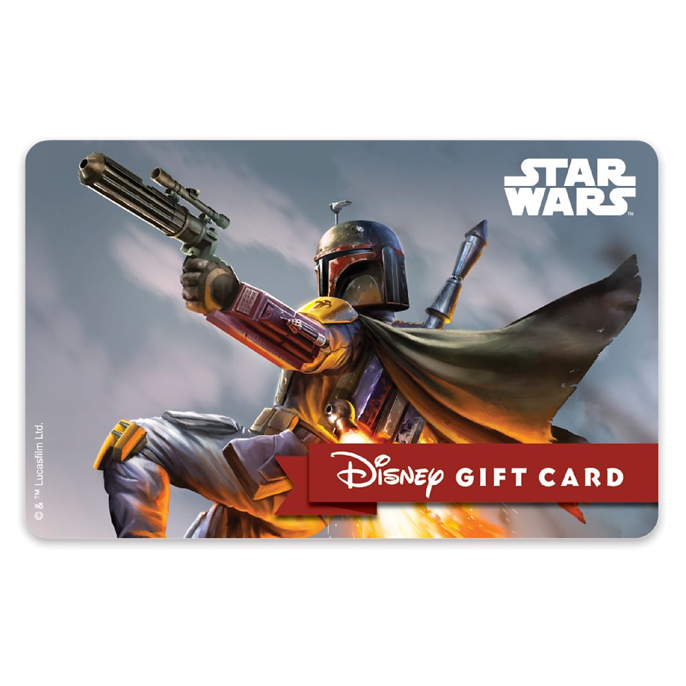 Boba Fett Disney Gift Card