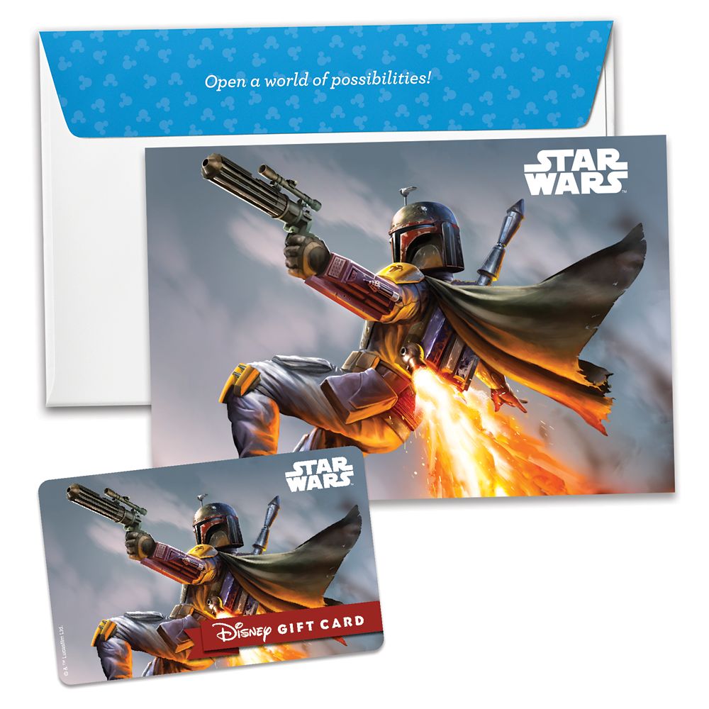 Boba Fett Disney Gift Card