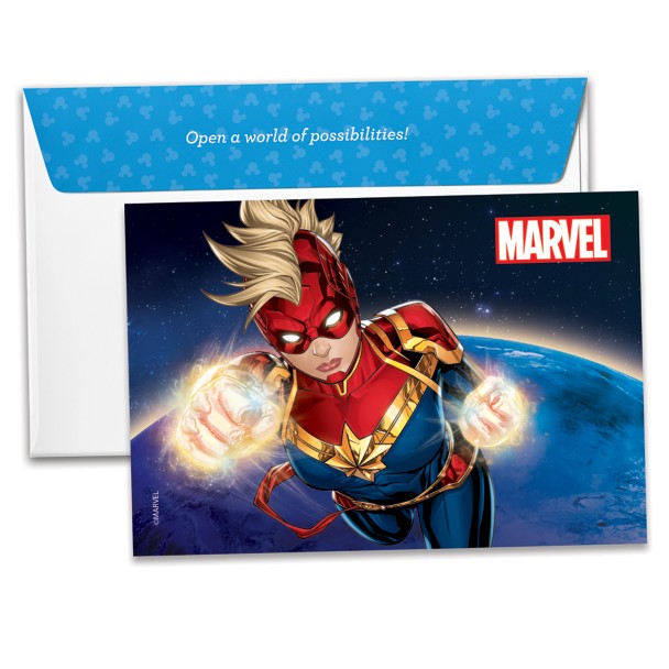 Captain Marvel Disney Gift Card
