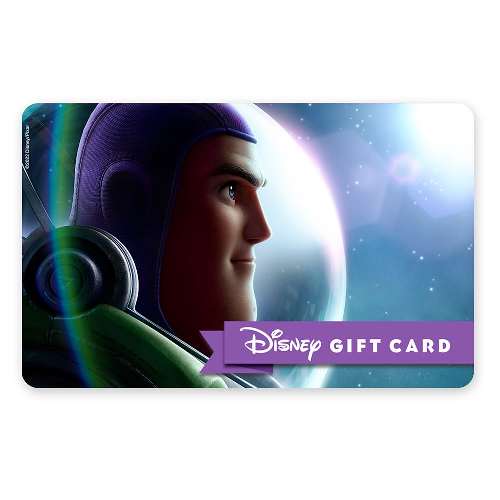 Lightyear Disney Gift Card now available