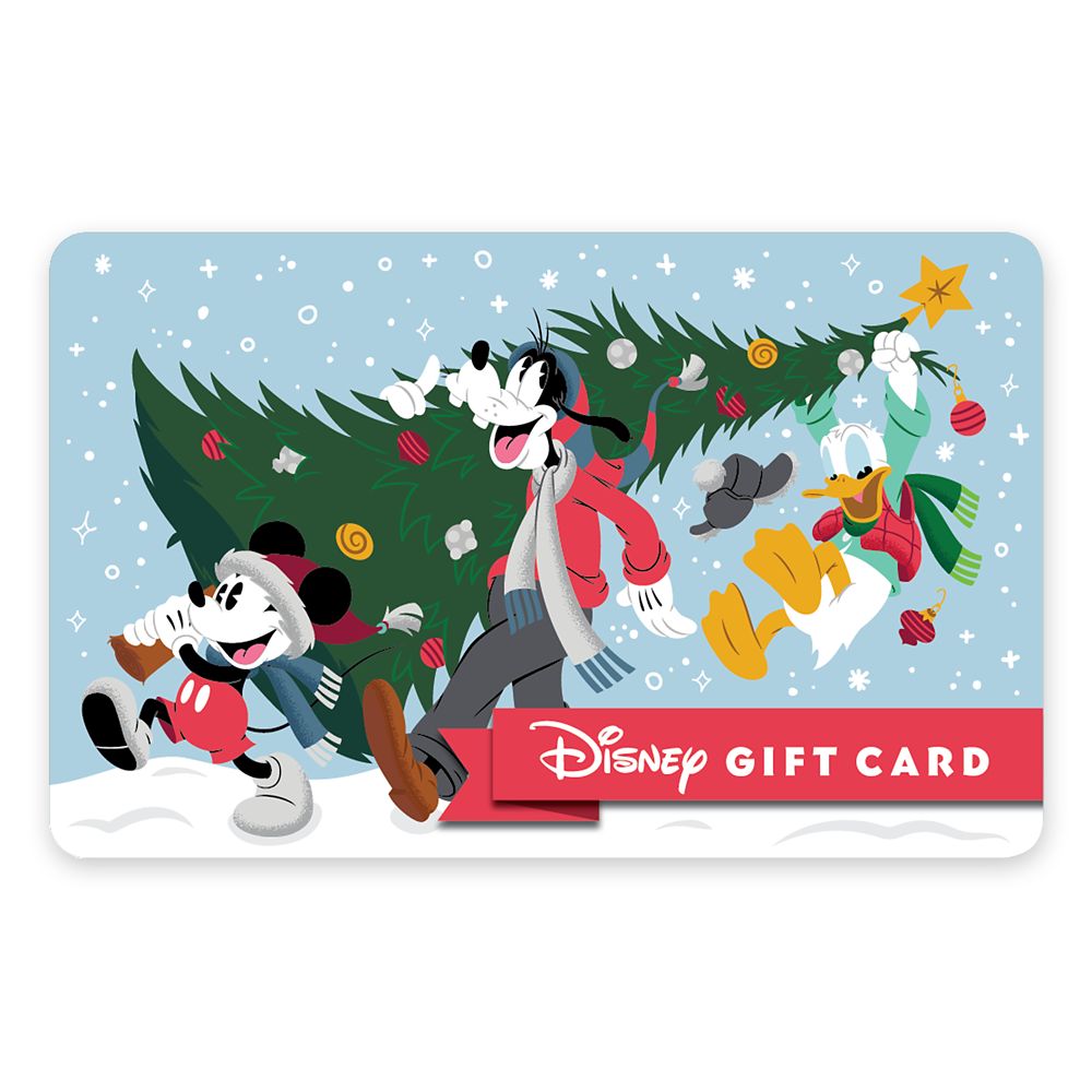 Mickey Mouse and Friends Holiday Disney Gift Card can now be purchased online