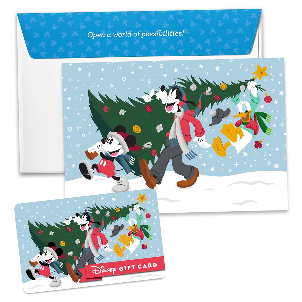 Mickey Mouse and Friends Holiday Disney Gift Card