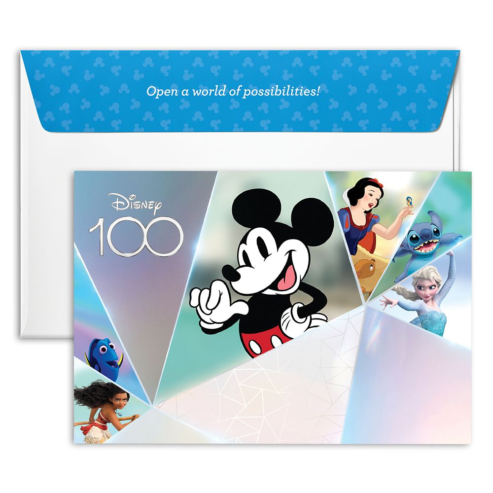 Mickey Mouse and Friends Disney100 Disney Gift Card