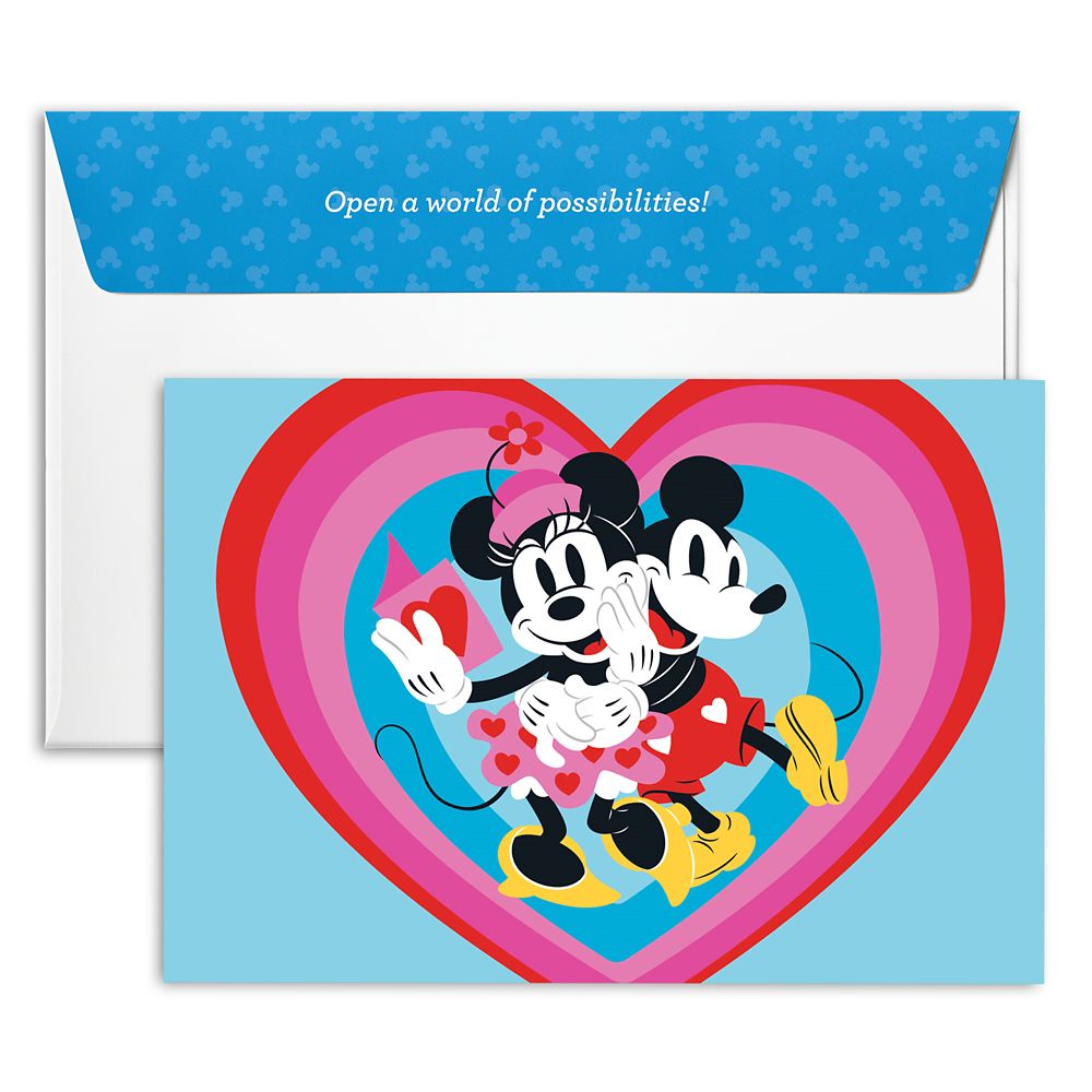 Mickey and Minnie Mouse Valentine’s Day Disney Gift Card