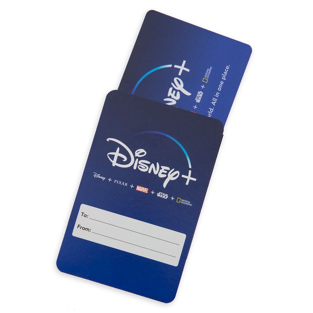 Disney+ 1 Year US Subscription Card