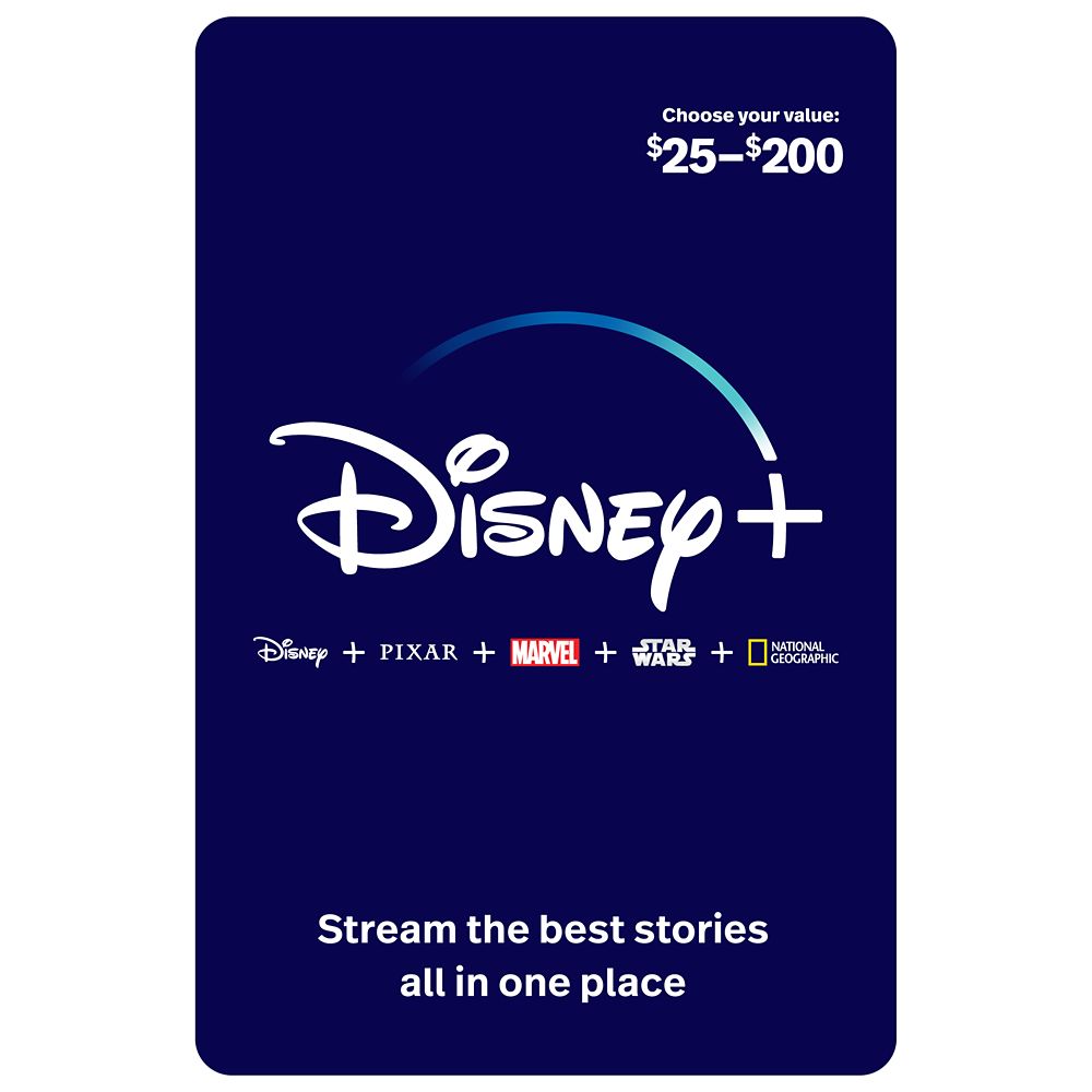 Disney+ Gift Card available online