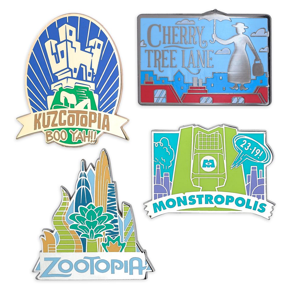 D23 Fantastic Worlds Pin Set  Limited Release Official shopDisney