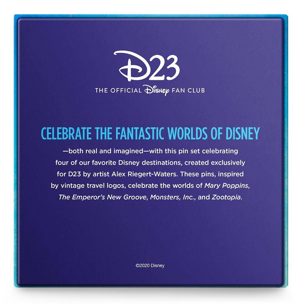 D23 Fantastic Worlds Pin Set &ndash; Limited Release