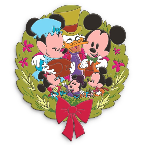 D23 Exclusive Mickey's Christmas Carol Jumbo Pin – Limited Edition
