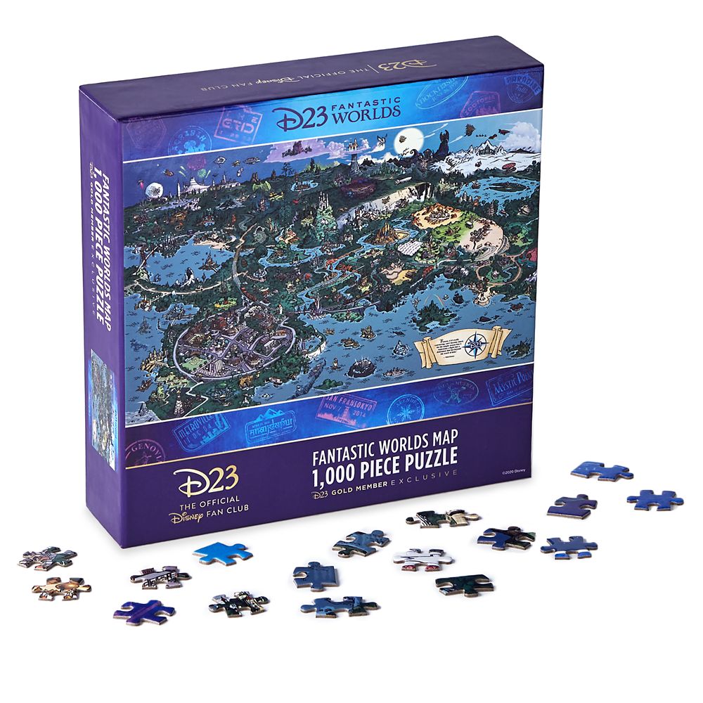 D23 Exclusive Fantastic Worlds Puzzle