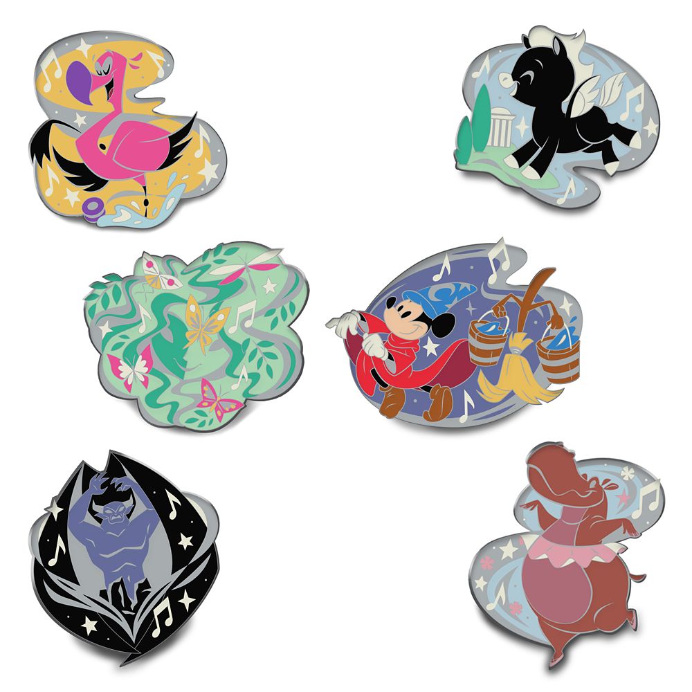 D23 Exclusive Fantasia 80th Anniversary Pin Set | shopDisney