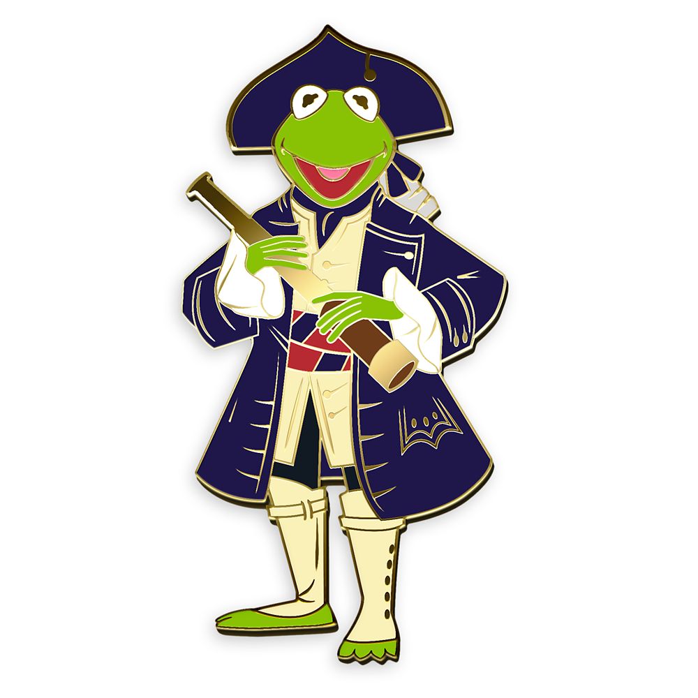 D23 Exclusive Kermit Pin – Muppet Treasure Island 25th Anniversary – Limited Edition