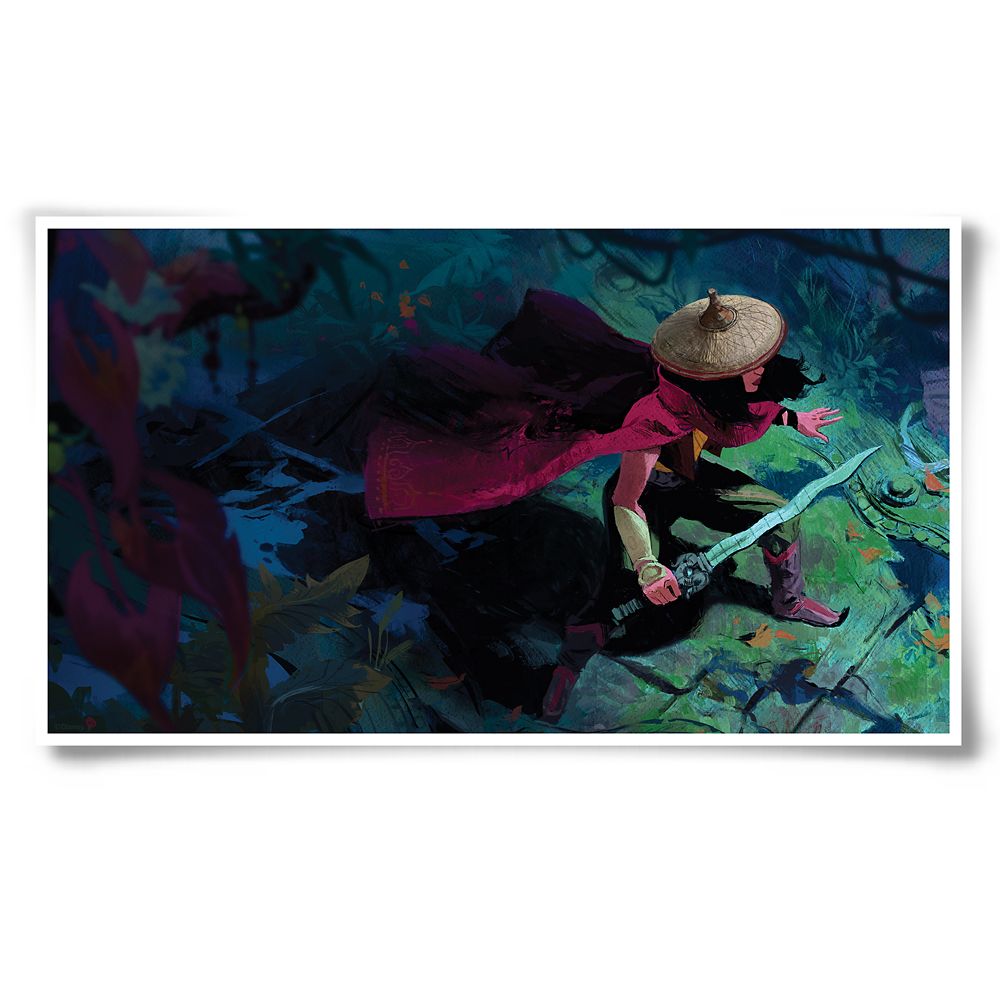 D23-Exclusive Raya and the Last Dragon Lithograph – Limited Edition