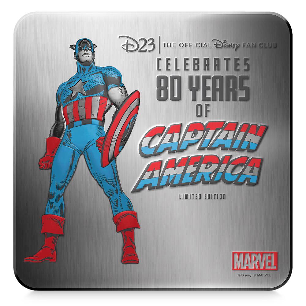 D23-Exclusive Marvel's Captain America Pin Set – Limited Edition