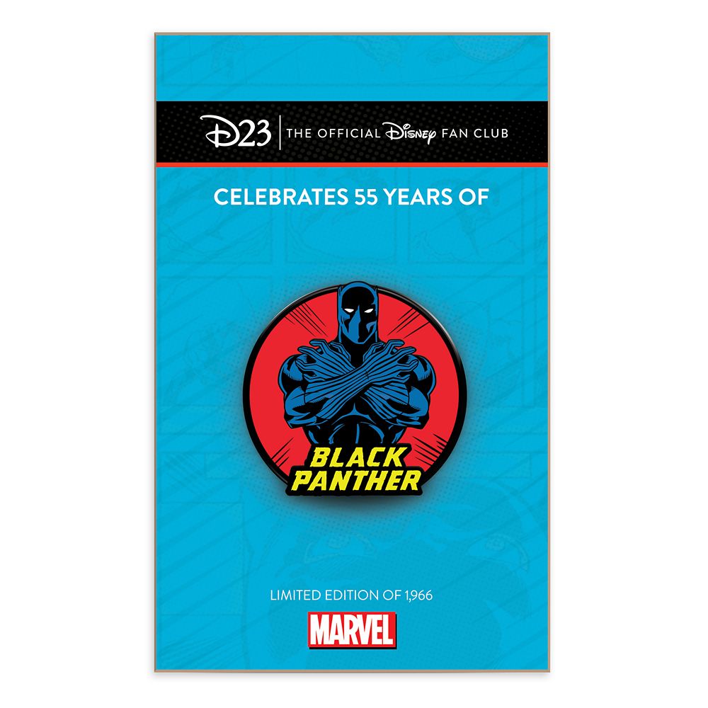 D23 Exclusive Marvel's Black Panther 55th Anniversary Pin – Limited Edition