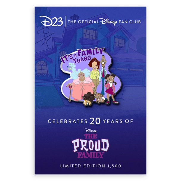 D23-Exclusive The Proud Family 20th Anniversary Pin – Limited Edition
