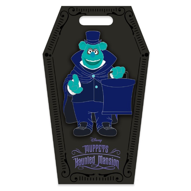 D23 Gold Member Fozzie Bear as Gauzey the Hatbox Bear Pin – Muppets Haunted Mansion – Limited Edition