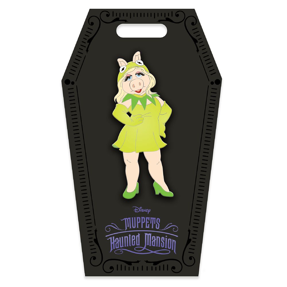 D23 Gold Member Miss Piggy Halloween Costume Pin – Muppets Haunted Mansion – Limited Edition