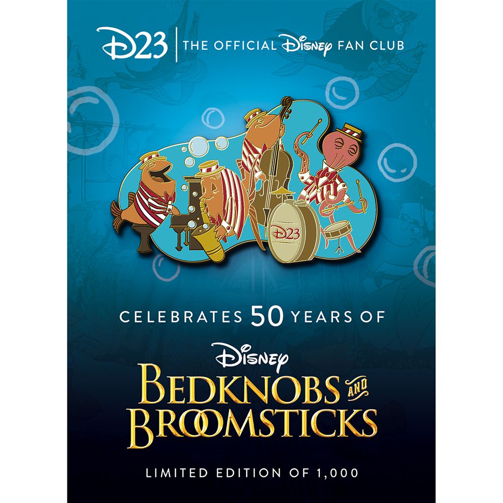 D23 Exclusive Bedknobs and Broomsticks 50th Anniversary Pin