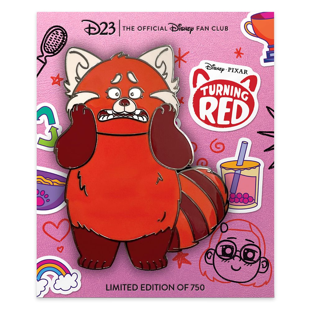 D23 Exclusive Turning Red Mei Lee Red Panda Jumbo Pin – Limited Edition